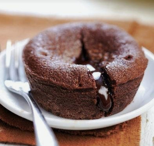 Chocolate fondant heart